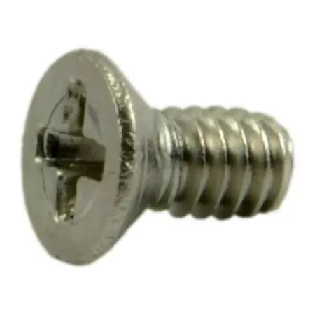 #0-80 x 1/818-8 Stainless Phillips Flat Mini Machine Screws (24 pcs.)