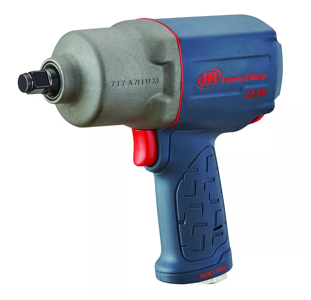 1/2" Air Impact Wrench, Quiet, 1300 ft-lbs Nut-busting Torque, Pistol Grip