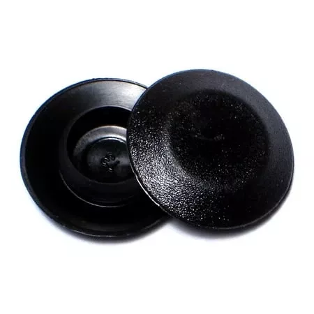 1/2Black Plastic Flush Head Sheet Metal Plugs HPBP-043 (12 pcs.)