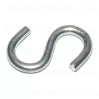 #1-3/4 Zinc S Hook Opened S - Durable And Versatile Hanging Solution