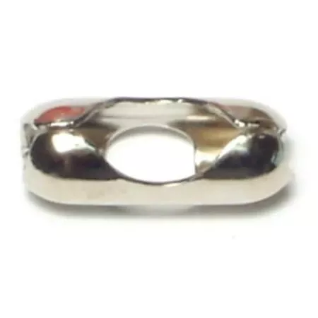#10 Nickel Ball Chain Connectors - 3/16 Inch Size For Versatile Applications