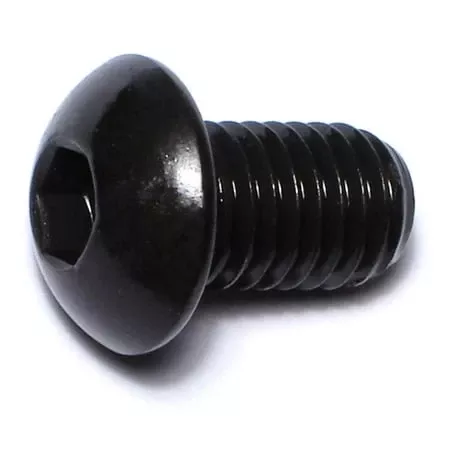 10mm-1.50 X 16mm Black Oxide Class 10.9 Steel Button Head Socket Cap Screws