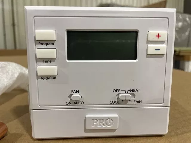 2 Heat/1 Cool Programmable Thermostat, Heat Pump/Conventional, 5/1/1 o