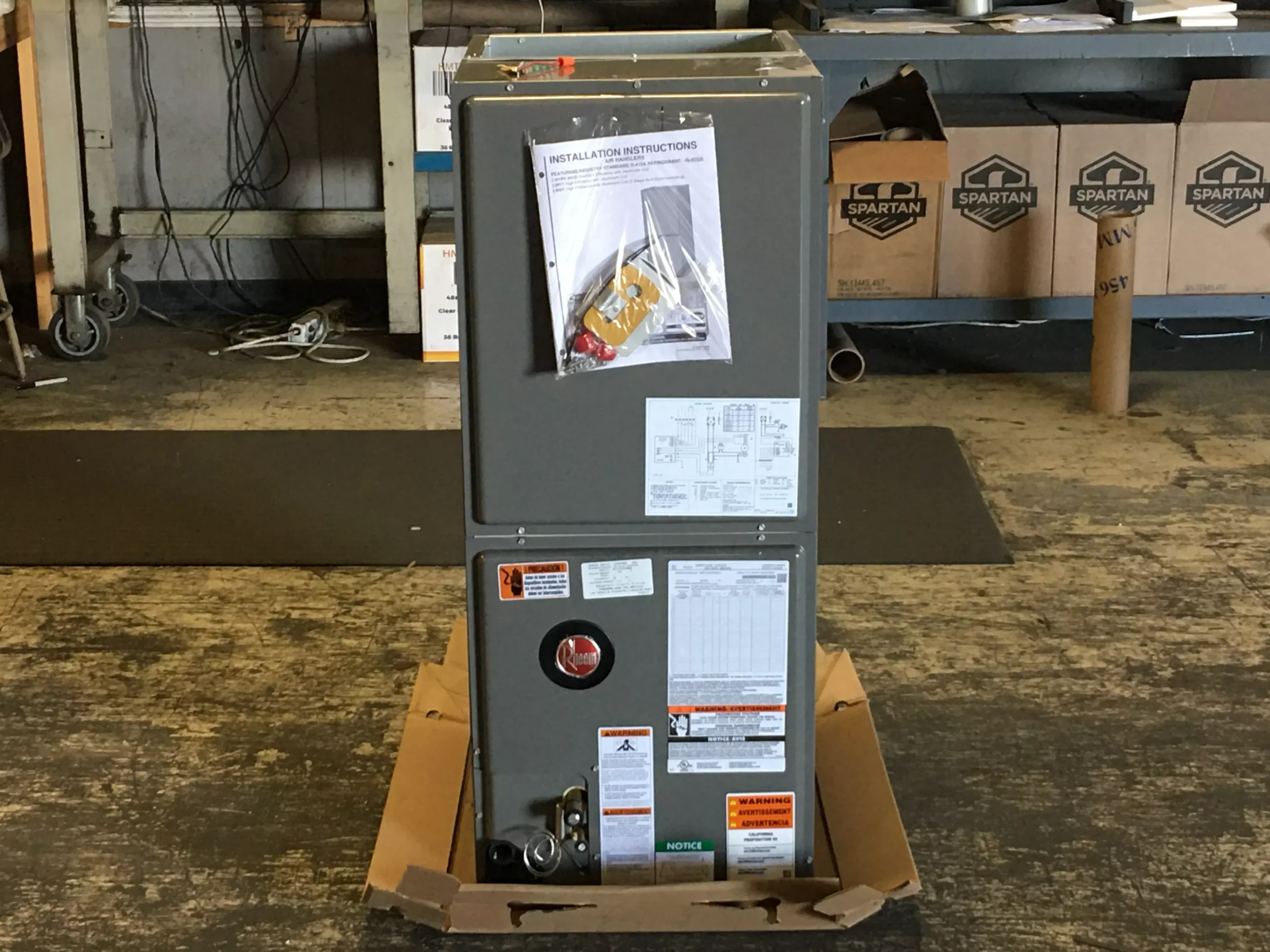 2 Ton HP Multiposition ECM Air Handler, 115/60/1, R410A, CFM:600-1200,