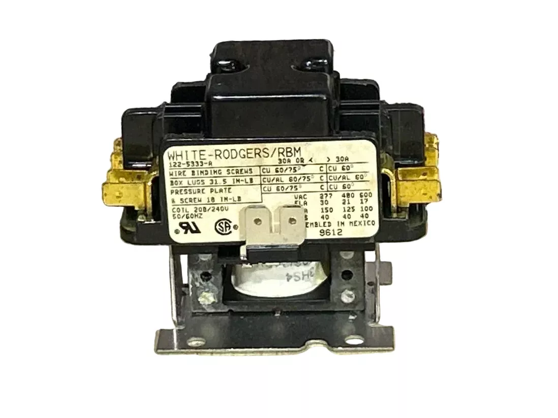 208/240 V, 50/60 Hz, 30 Amps 2 Pole Contactor