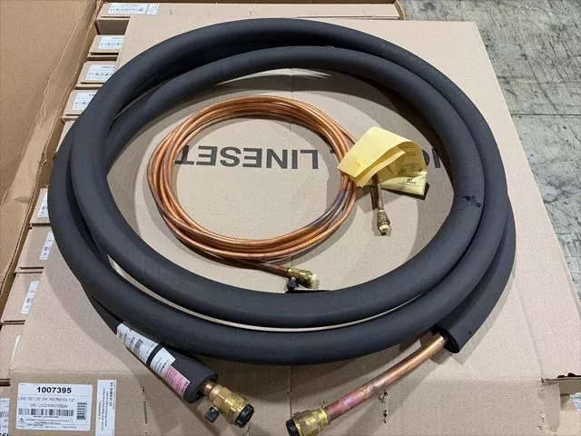 3/8" x 3/4" x 1/2" x 20' Quick Connect Pre-Charged R-410A Line Set