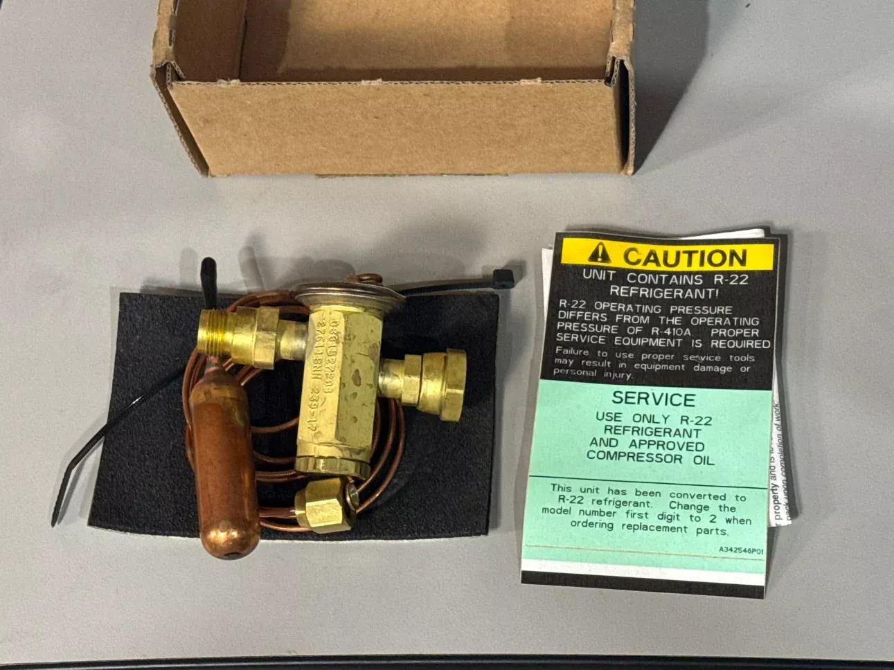 3 Ton Thermal Expansion Valve Kit, R-22