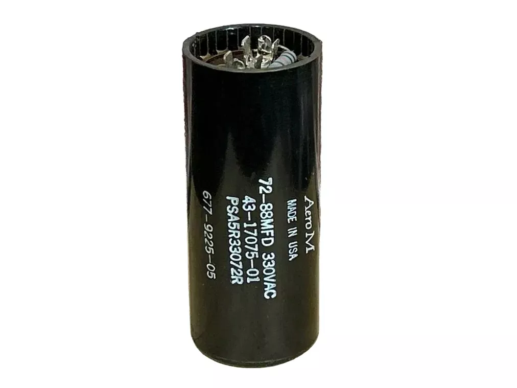 330 Vac, 72-88MFD 50/60 Hz, Round Capacitor