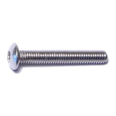 3mm-0.5 x 20mm A2 Stainless Button Head Hex Socket Cap Screws (10 pcs.)