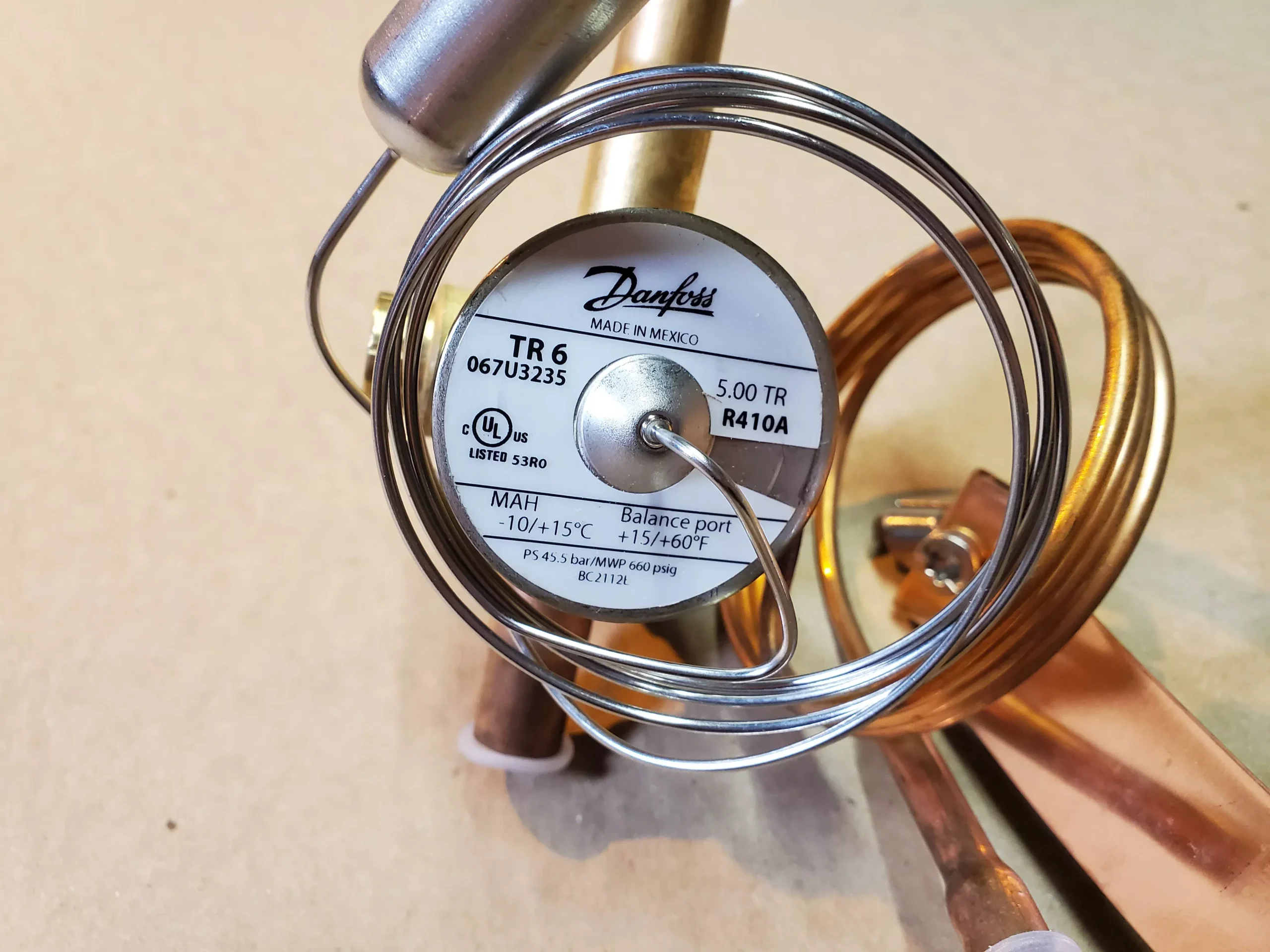 4 Ton AC/HP Thermal Expansion Valve, R-410A