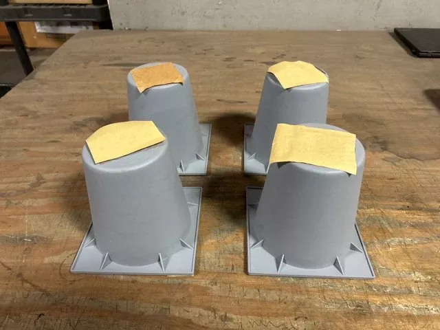 6" Heavy Duty Heat Pump Riser, Set of 4