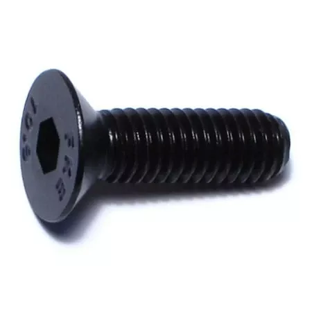 6mm-1.0 X 20mm Black Oxide Class 10.9 Steel Flat Socket Cap Screws