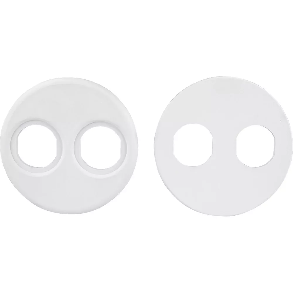 84470Sea-Dog 4" Gauge Power Socket Adapter Mounting Plate - White [426