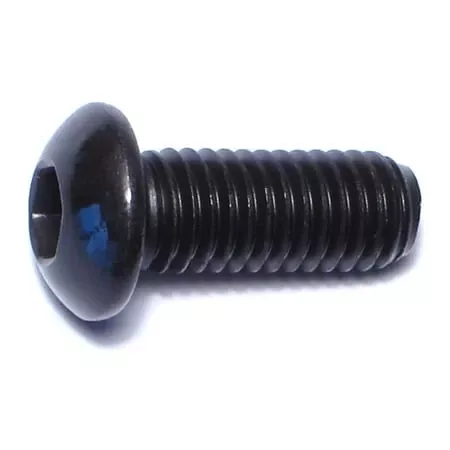 8mm-1.25 X 20mm Black Oxide Class 10.9 Steel Button Head Socket Cap Screws
