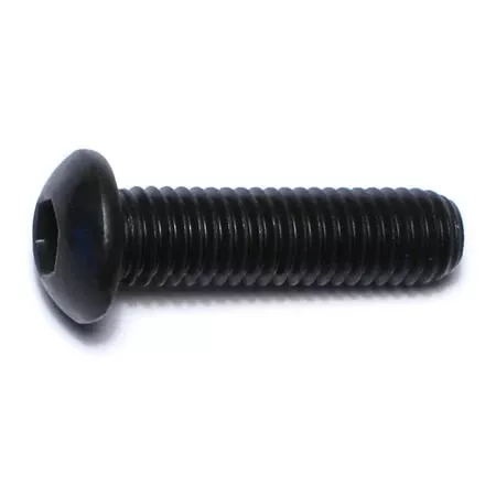 8mm-1.25 X 30mm Black Oxide Class 10.9 Steel Button Head Socket Cap Screws