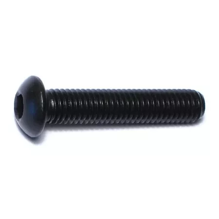 8mm-1.25 X 40mm Black Oxide Class 10.9 Steel Button Head Socket Cap Screws