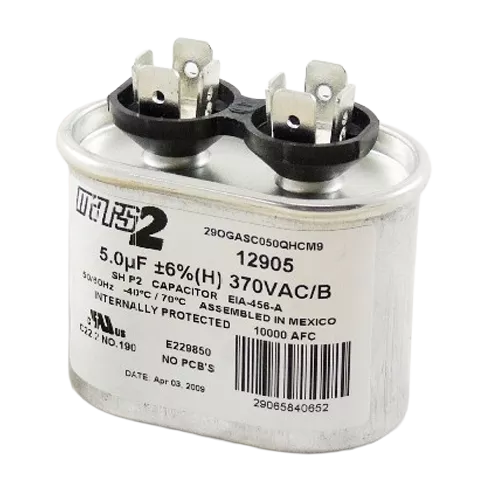 Aaon P00340 5 MFD 370VAC Oval Run Capacitor