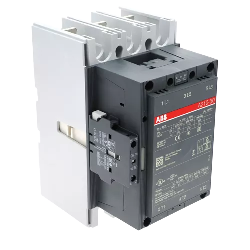 ABB A210-30-11-84 Non-Reversing Magnetic Contactor, 210A, 3-Pole, 110-120V Coil
