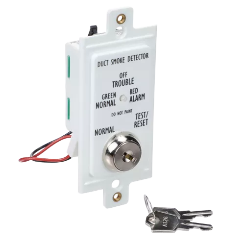 ACI 144981 Remote with Key Test/Reset Station, White