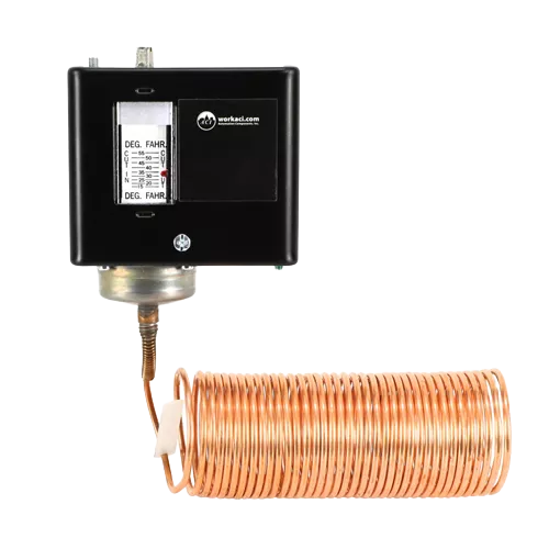 ACI 145358 FreezeStat with 20 ft Capillary, Auto-Reset, 2-Circuit