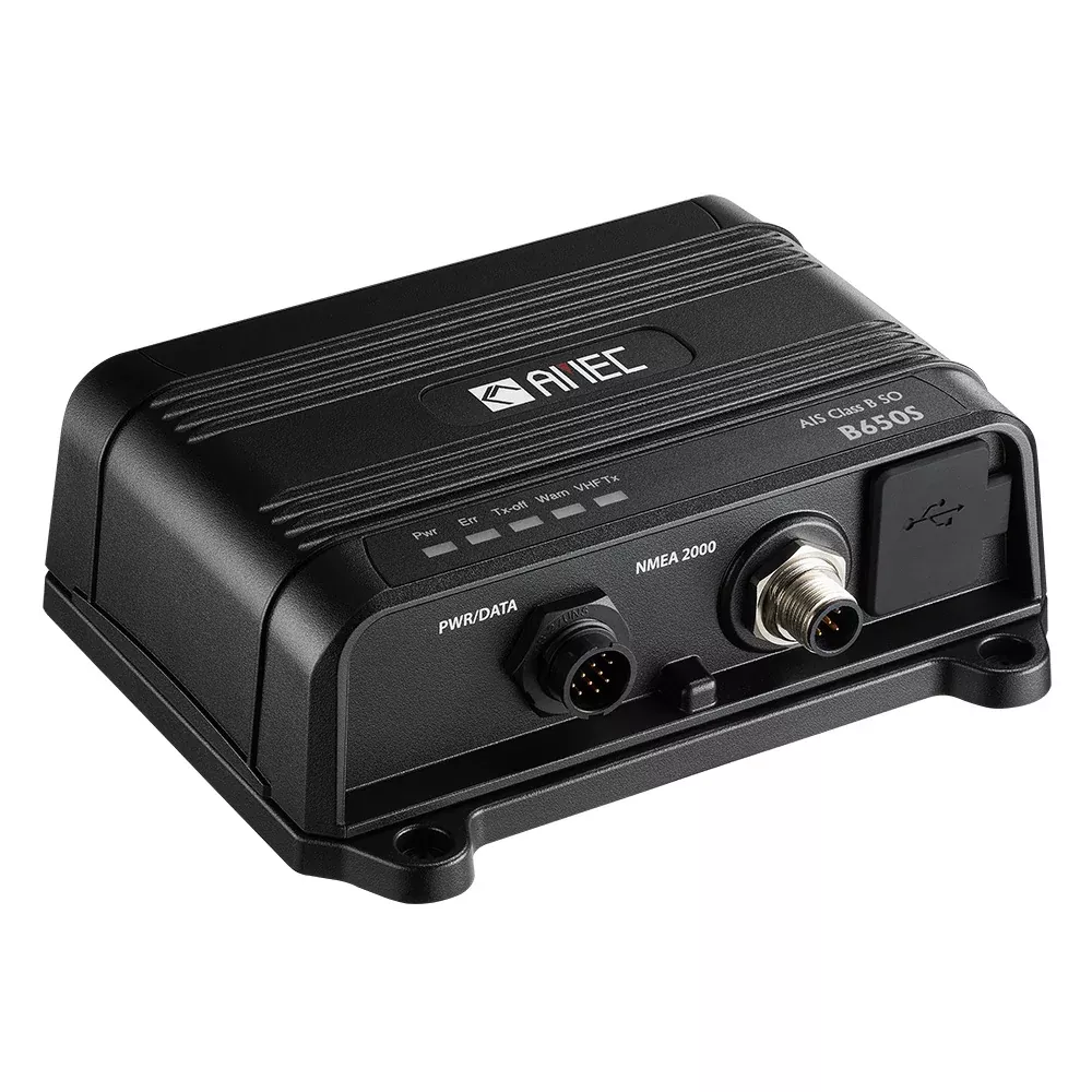 AMEC B650S Class B AIS Transceiver w/VHF Antenna Splitter - 5W-SOTDMA,