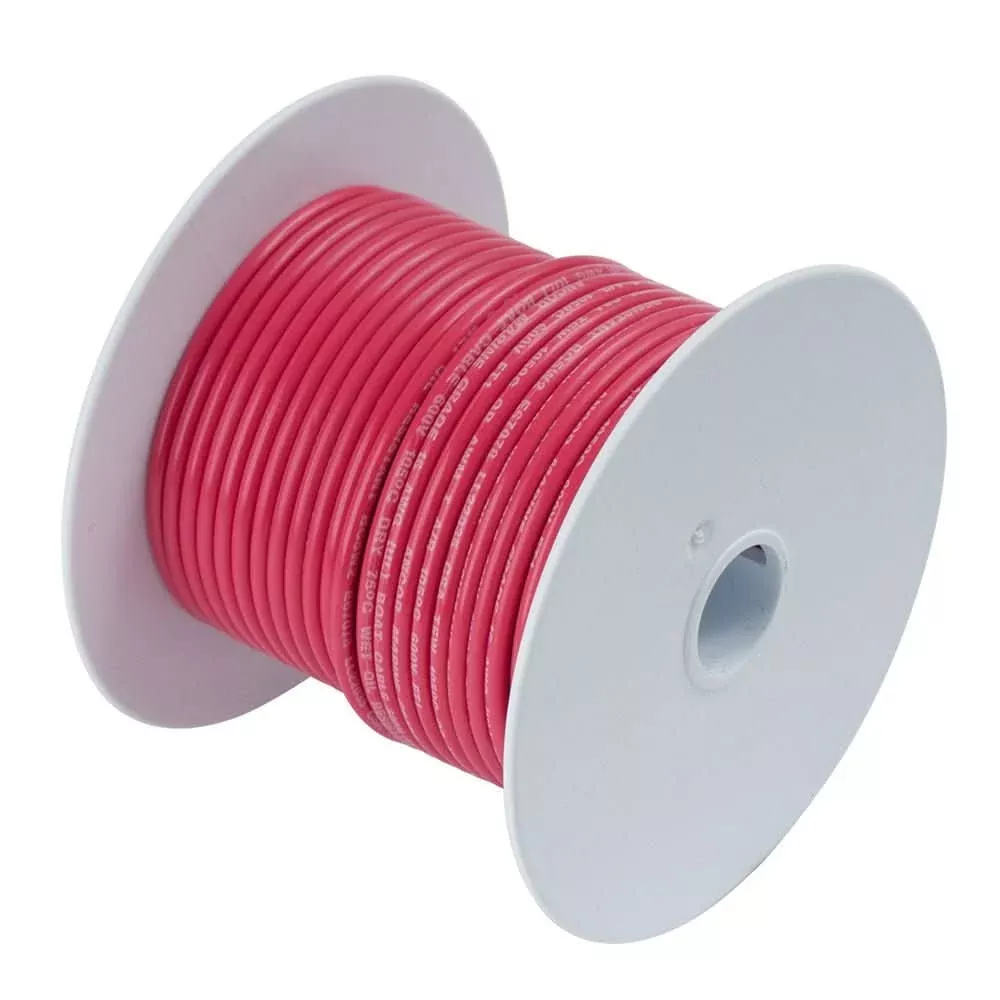 Ancor Red 2 AWG Tinned Copper Battery Cable 50 114505