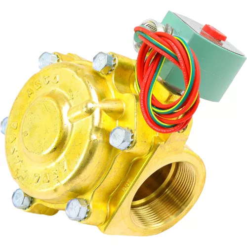 ASCO 8210G100-24VDC 2-Way Normally Closed Solenoid Valve, 2" NPT, 24VDC
