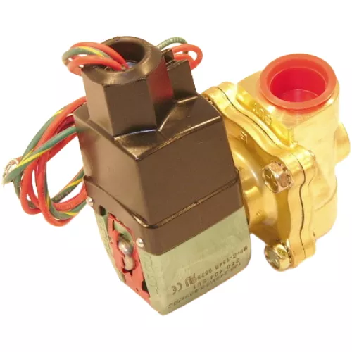 ASCO 8210P95-100/240V 2-Way N.C. Solenoid Valve, 3/4" NPT, 5 Cv, Brass/NBR