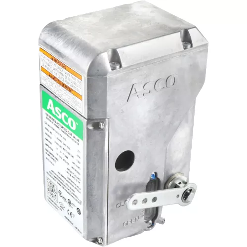ASCO P159A110X1X11F0 120V Damper Actuator with Damper Arm, 14/24 Sec