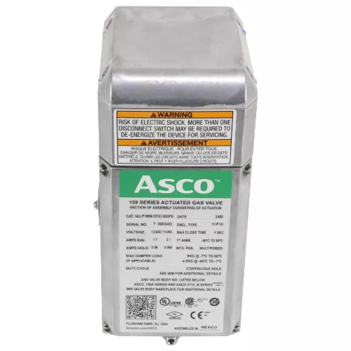ASCO P159A121X1X03F0 120V On/Off General Purpose Actuator w/ Proof of Closure Switch