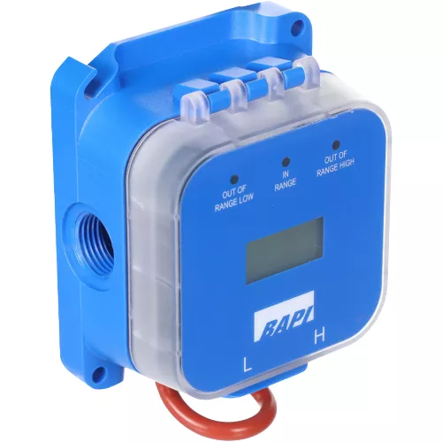 BAPI BA/ZPM-LR-NT-D Zone Pressure Monitor Sensor with Display