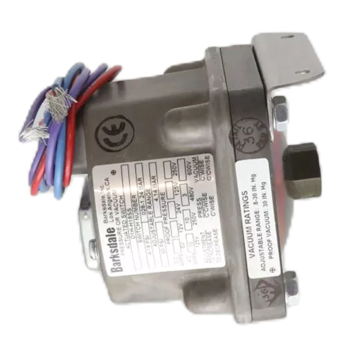 Barksdale D1H-H18SS Single Setpoint Pressure Switch 0.4–18 PSI