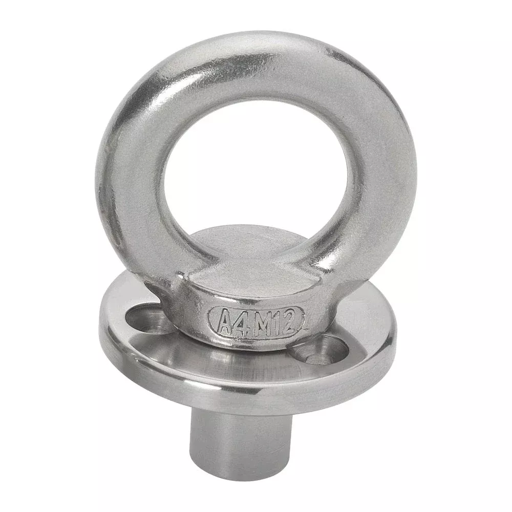 Barton Deck Plate w/Fixing Eye w/Blanking Plug - M12 Eye [60362]