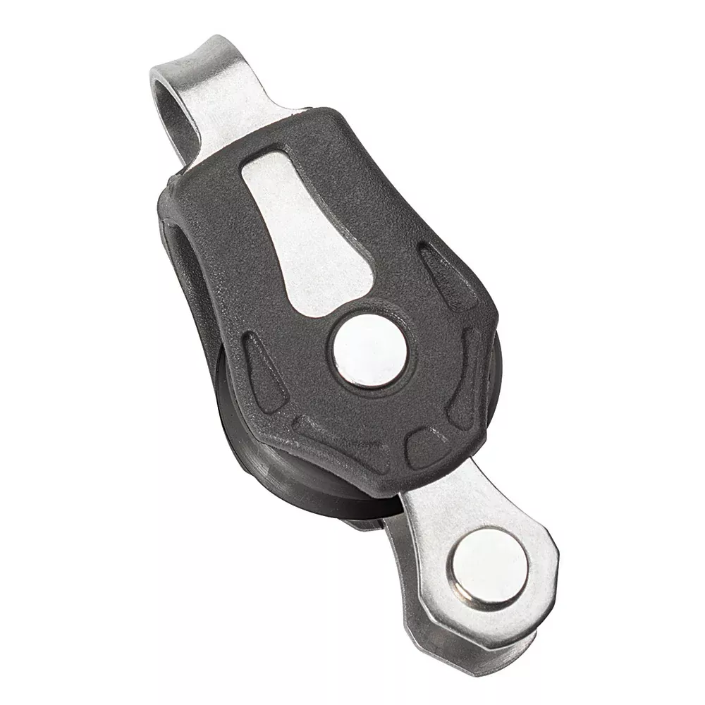 Barton Marine Size 0 20mm Plain Bearing Pulley Block Single Fixed Eye