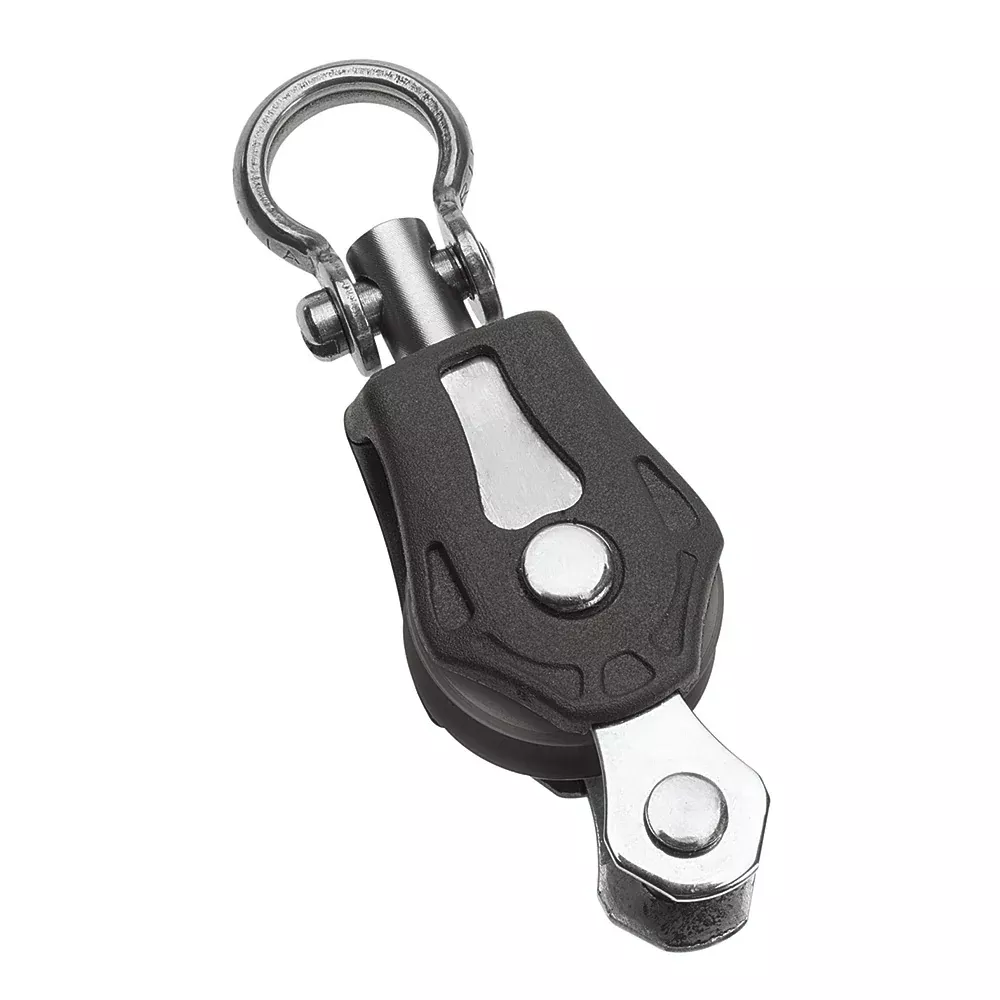Barton Marine Size 0 20mm Plain Bearing Pulley Block Single Swivel Bec