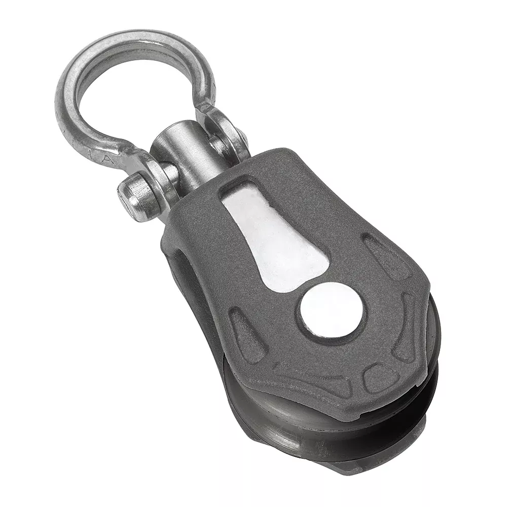 Barton Marine Size 0 20mm Plain Bearing Pulley Block Single Swivel [N0