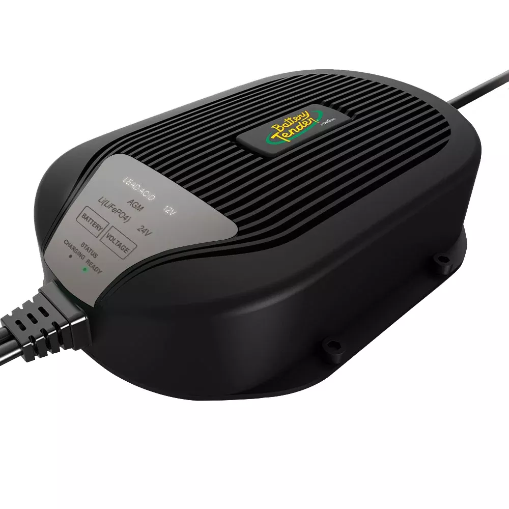 Battery Tender 12V/24V, 5/2.5A Weather Resistant Battery Charger [022-