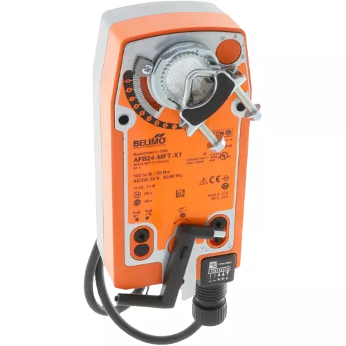 Belimo AFB24-MFT-X1 Spring Return Proportional Damper Actuator 24V