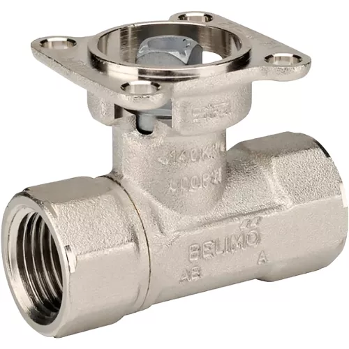 Belimo B209B 1/2" NPT 2-Way Ball Valve, 0.8 Cv, Equal % Flow, Brass