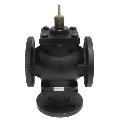 Belimo G765 3-Way Flanged Globe Valve Assembly, Bronze Trim, 2-1/2", Cv 68