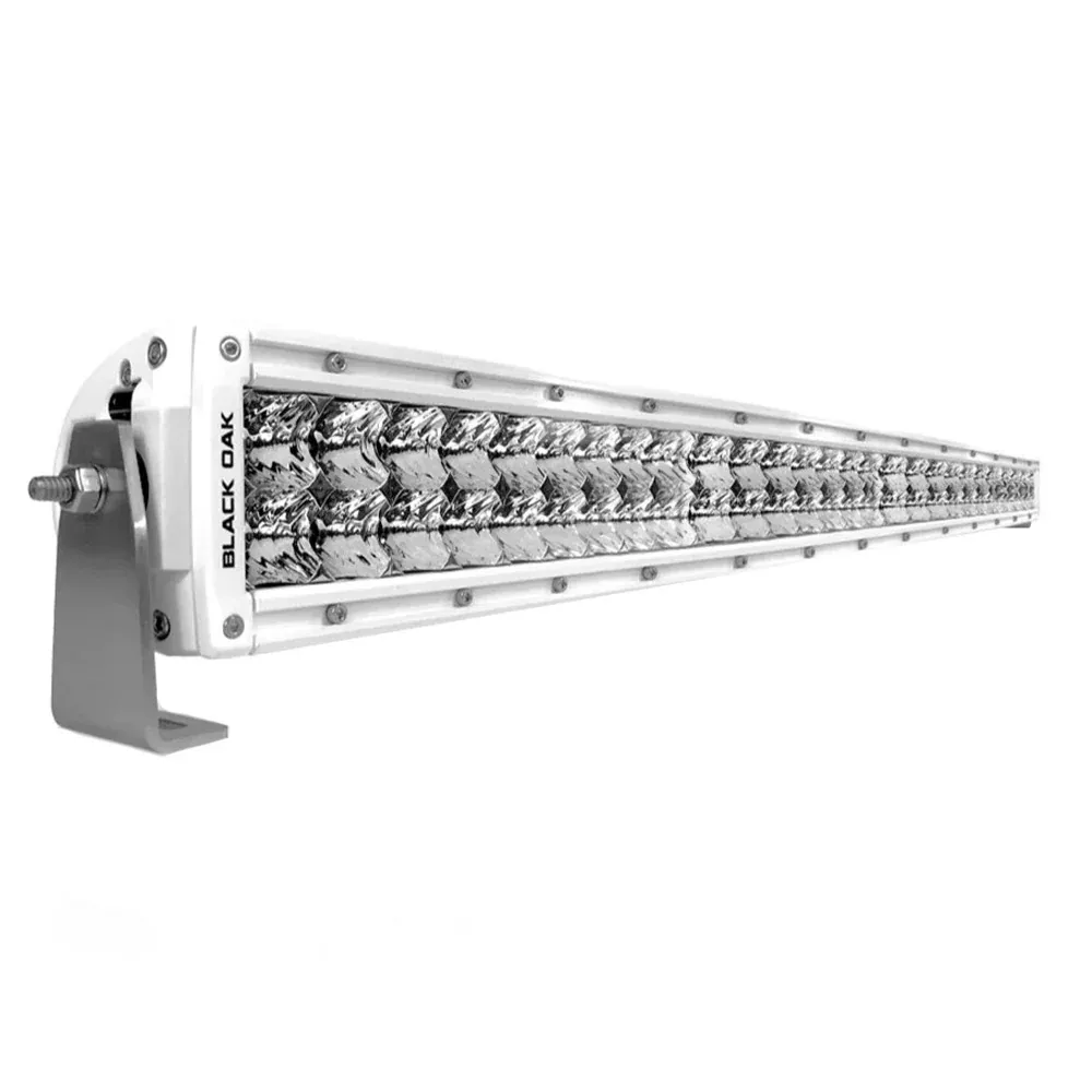 Black Oak 60" Double Row LED Bar - Pro Series 2.0 - 5W Combo White [60