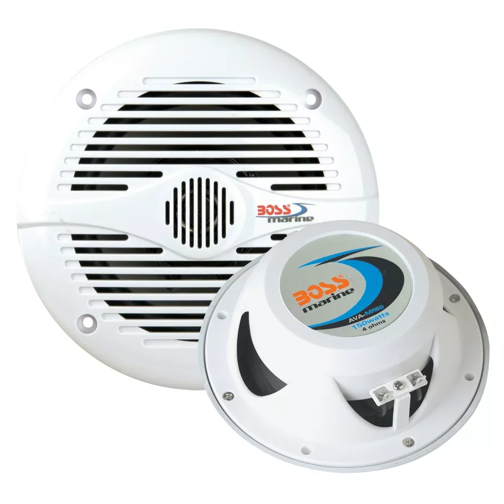 Boss Audio MR60 6.5" Round Speakers - White - Pair [MR60]