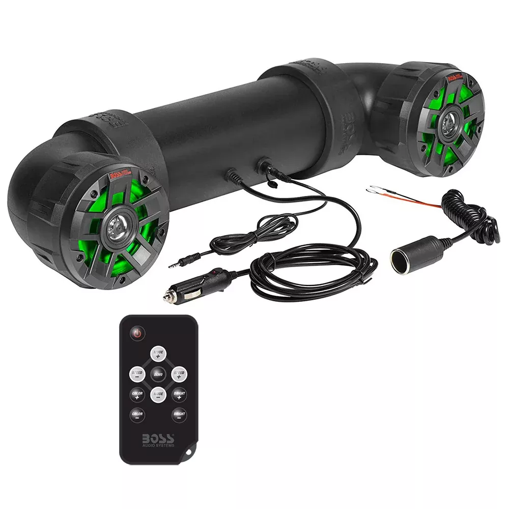 Boss Audio UTV4BRGB Amplified All-Terrain Sound System w/4" Marine Spe