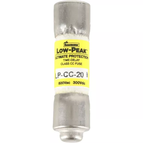 Bussmann LP-CC-20 20A 600VAC Class CC Time-Delay Fuse