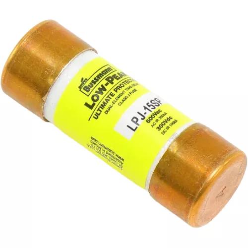 Bussmann LPJ-15SP 15A 600V Class J Time Delay Fuse