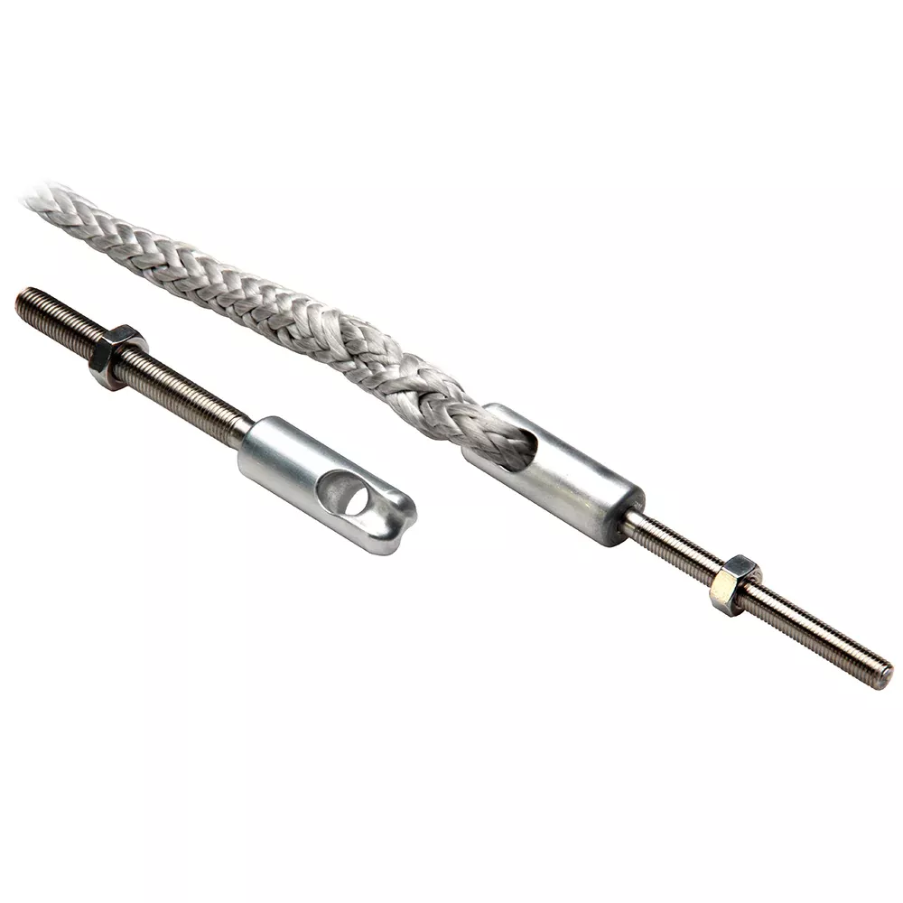 C. Sherman Johnson Splice Eye w/Threded Stud: 1/4"-28 x 2-1/2" LH w/Sp