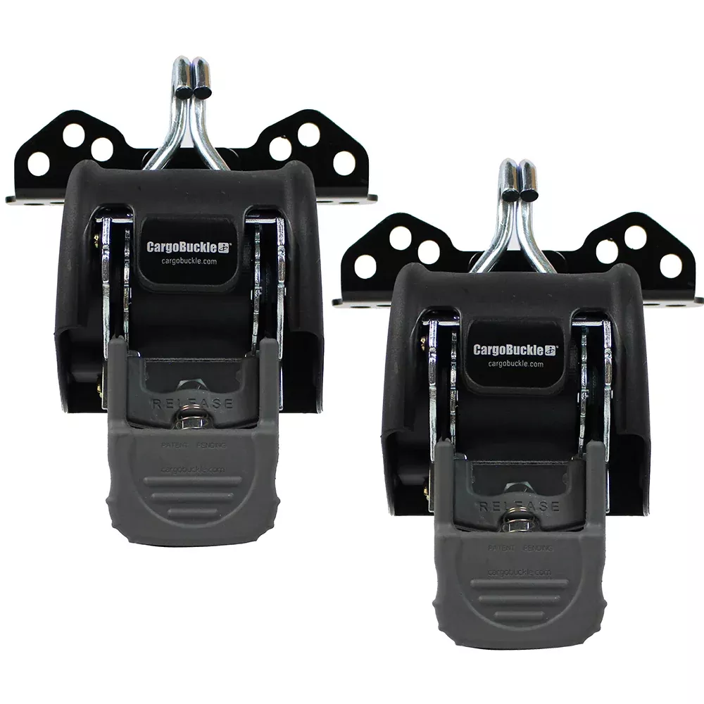 CargoBuckle Universal Ladder Rack Tie-Down System - 2" Retractable Tie