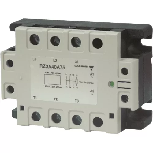 Carlo Gavazzi RZ3A60A55 3-Pole Panel Mount SSR Zero-Cross Switching