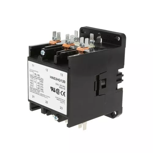 Carrier HN53HG120 3-Pole 120V 75 Amp Contactor