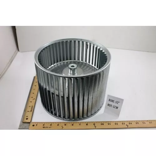 Carrier LA22XC100 11-1/8" x 8" CCW 1/2" Bore Blower Wheel